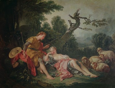 Die schlafende Schäferin von François Boucher